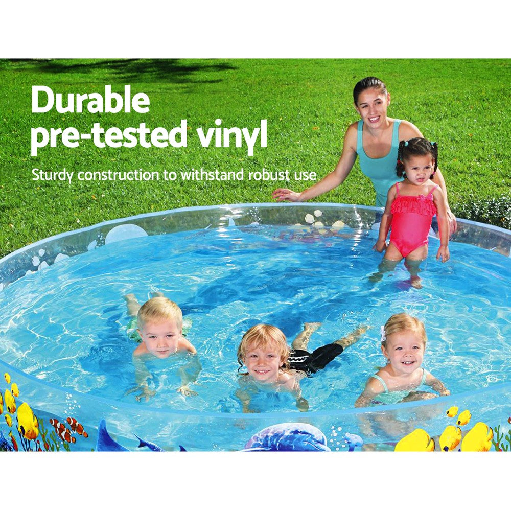 Swimming Pool Fun Odyssey Above Ground Kids Play Inflatable Round Pools