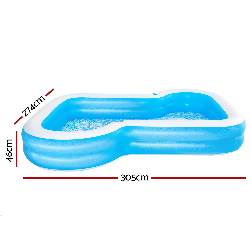 Swimming Pool Kids Above Ground Inflatable Rectangular