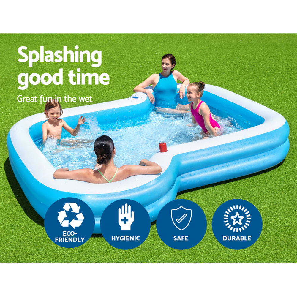 Swimming Pool Kids Above Ground Inflatable Rectangular