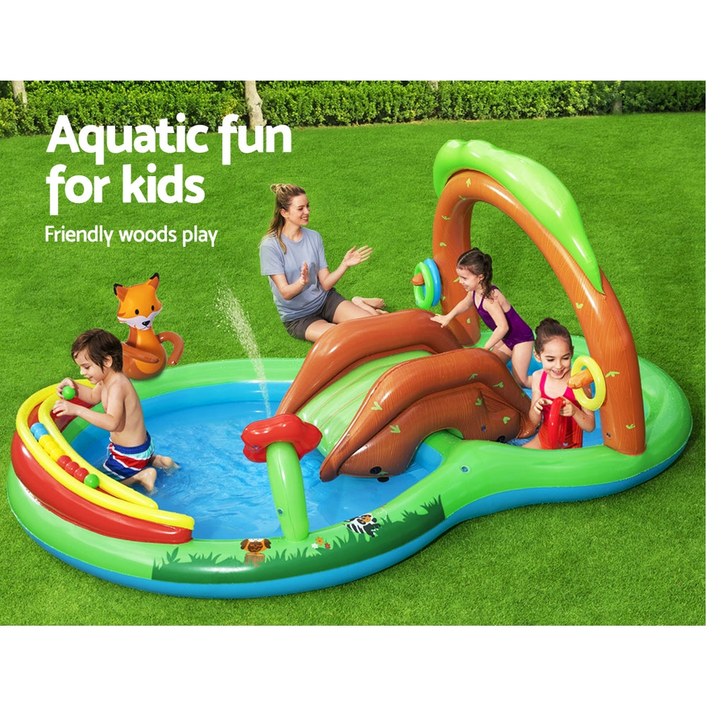 Swimming Pool Above Ground Inflatable Kids Friendly Woods Play Pools