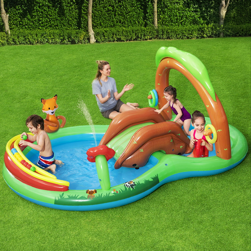 Swimming Pool Above Ground Inflatable Kids Friendly Woods Play Pools