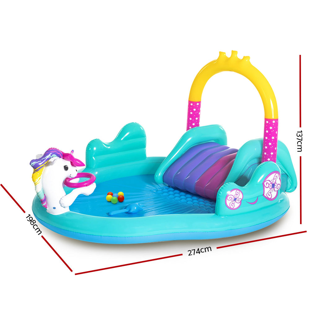 Unicorn Slide Play Pool