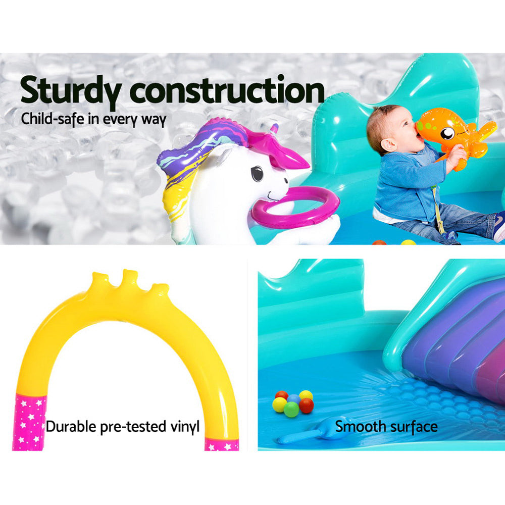 Unicorn Slide Play Pool