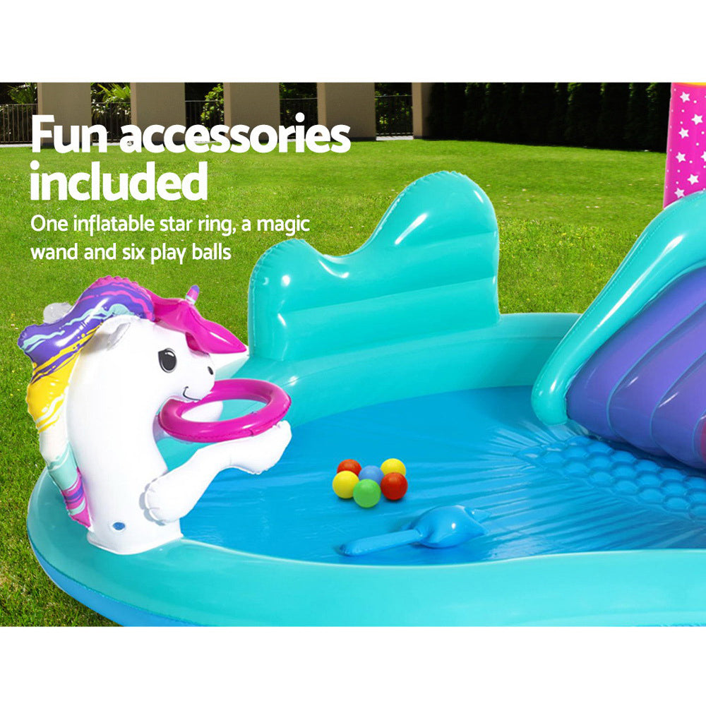 Unicorn Slide Play Pool