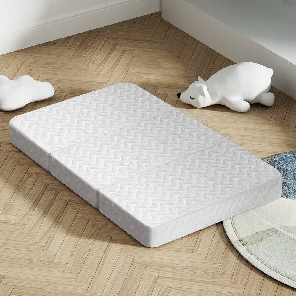 Foldable Mattress Foam Travel Cot Baby Bamboo