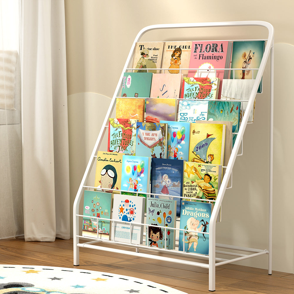 6 Tiers Kids Bookshelf Magazine Rack