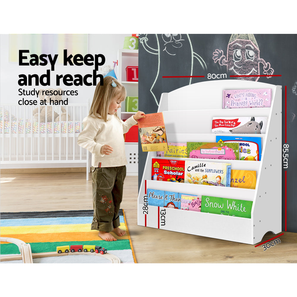 5 Tiers Kids Bookshelf Book Rack