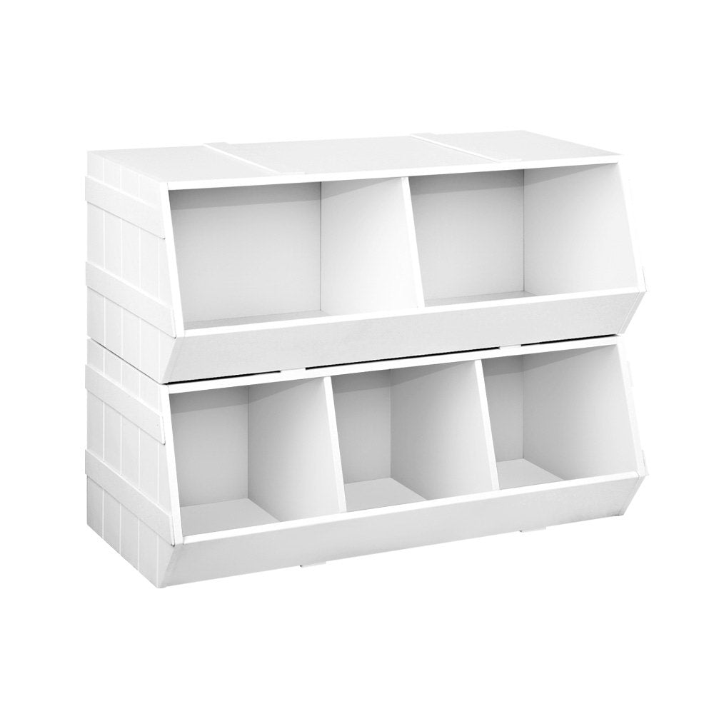 Kids Toy Box Bookshelf Storage