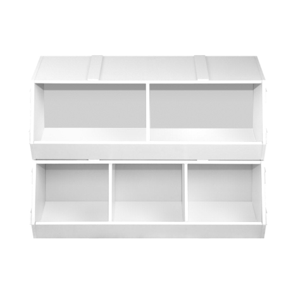 Kids Toy Box Bookshelf Storage