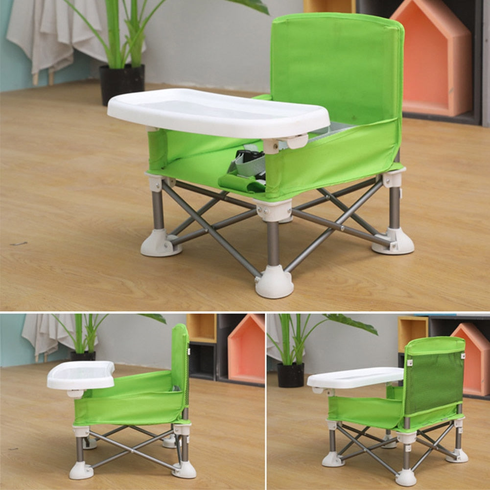 Baby Dining Chair Foldable Seat with Tray