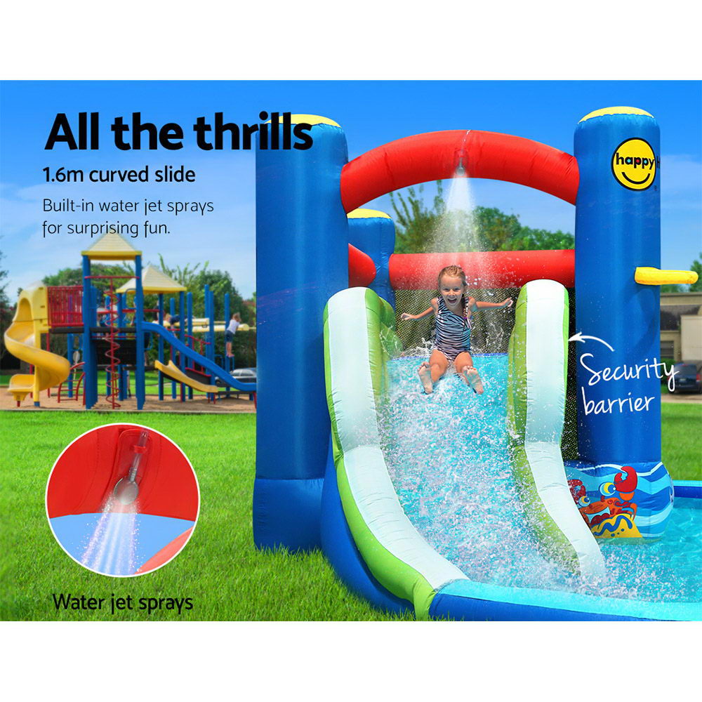 Inflatable Water Jumping Castle Bouncer Kid Toy Windsor Slide Splash