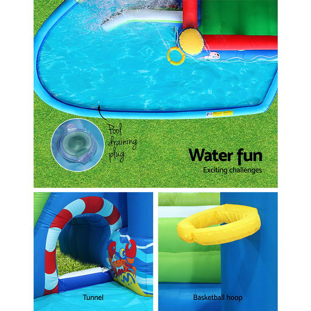 Inflatable Water Jumping Castle Bouncer Kid Toy Windsor Slide Splash