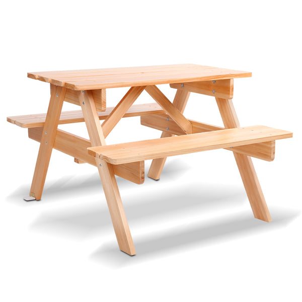 Kids Outdoor Table and Chairs Picnic Bench