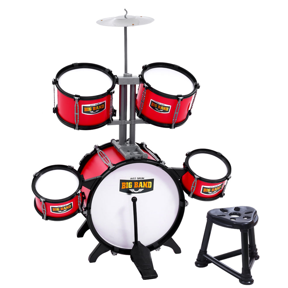 Kids 7 Drum Set Junior Drums Kit