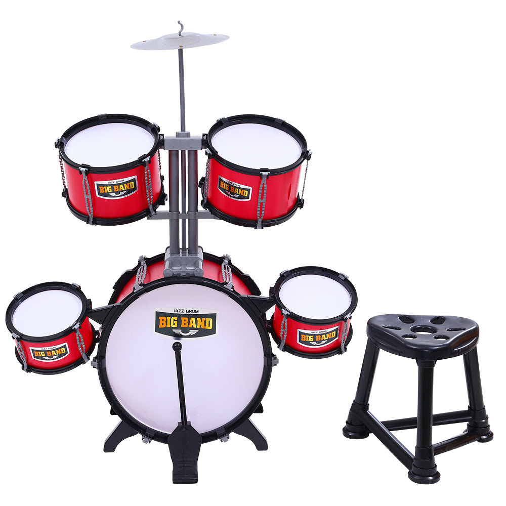 Kids 7 Drum Set Junior Drums Kit