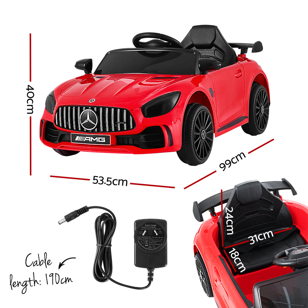 Kids Ride On Car Mercedes-Benz AMG GTR Electric Toy Cars 12V