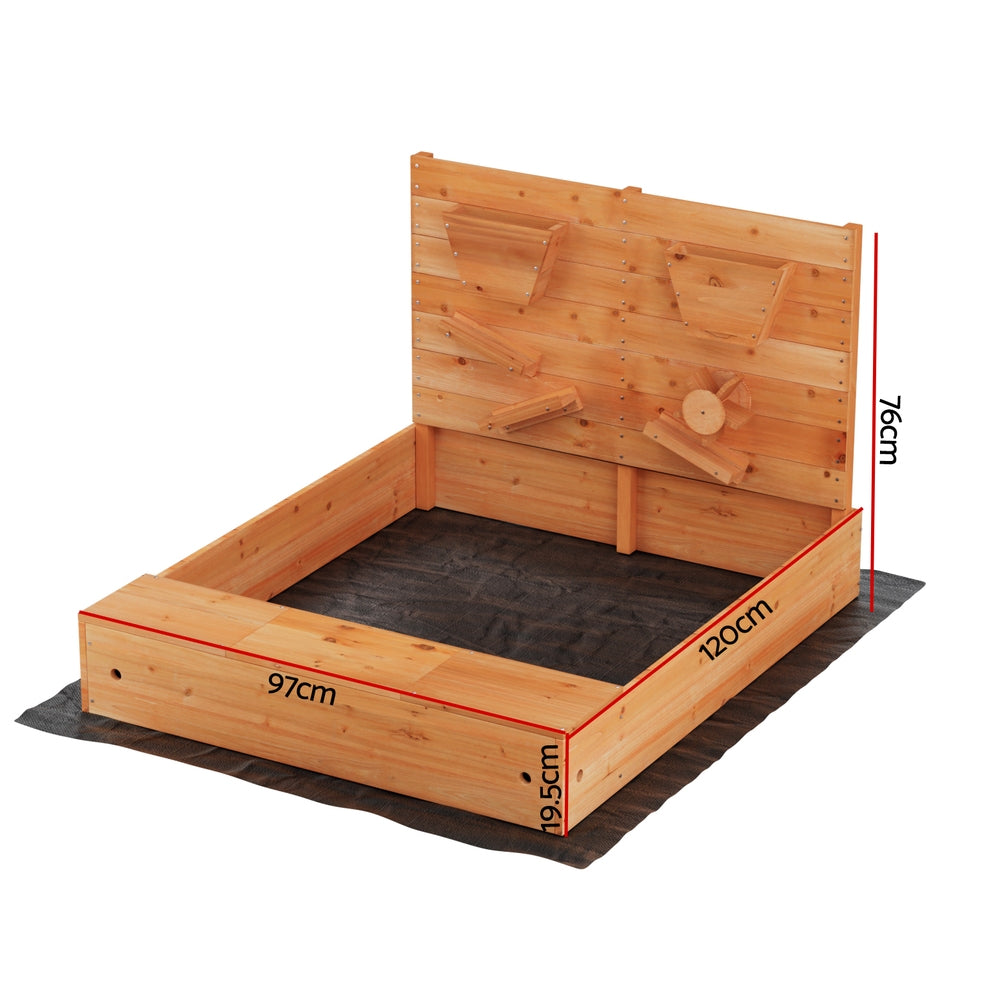 Kids Sandpit Wooden Sandbox