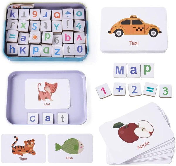 Wooden Magnetic Letters Numbers Alphabet Fridge Magnets