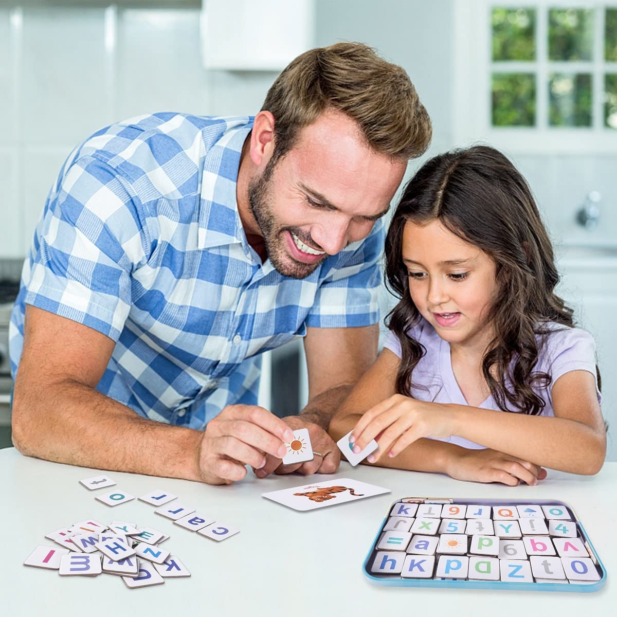 Wooden Magnetic Letters Numbers Alphabet Fridge Magnets