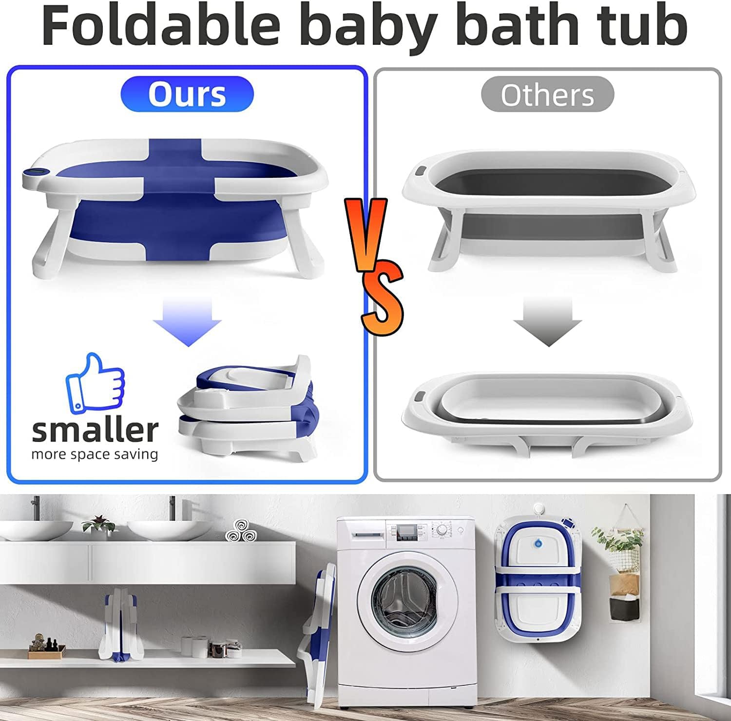 Foldable Baby Bath Tub