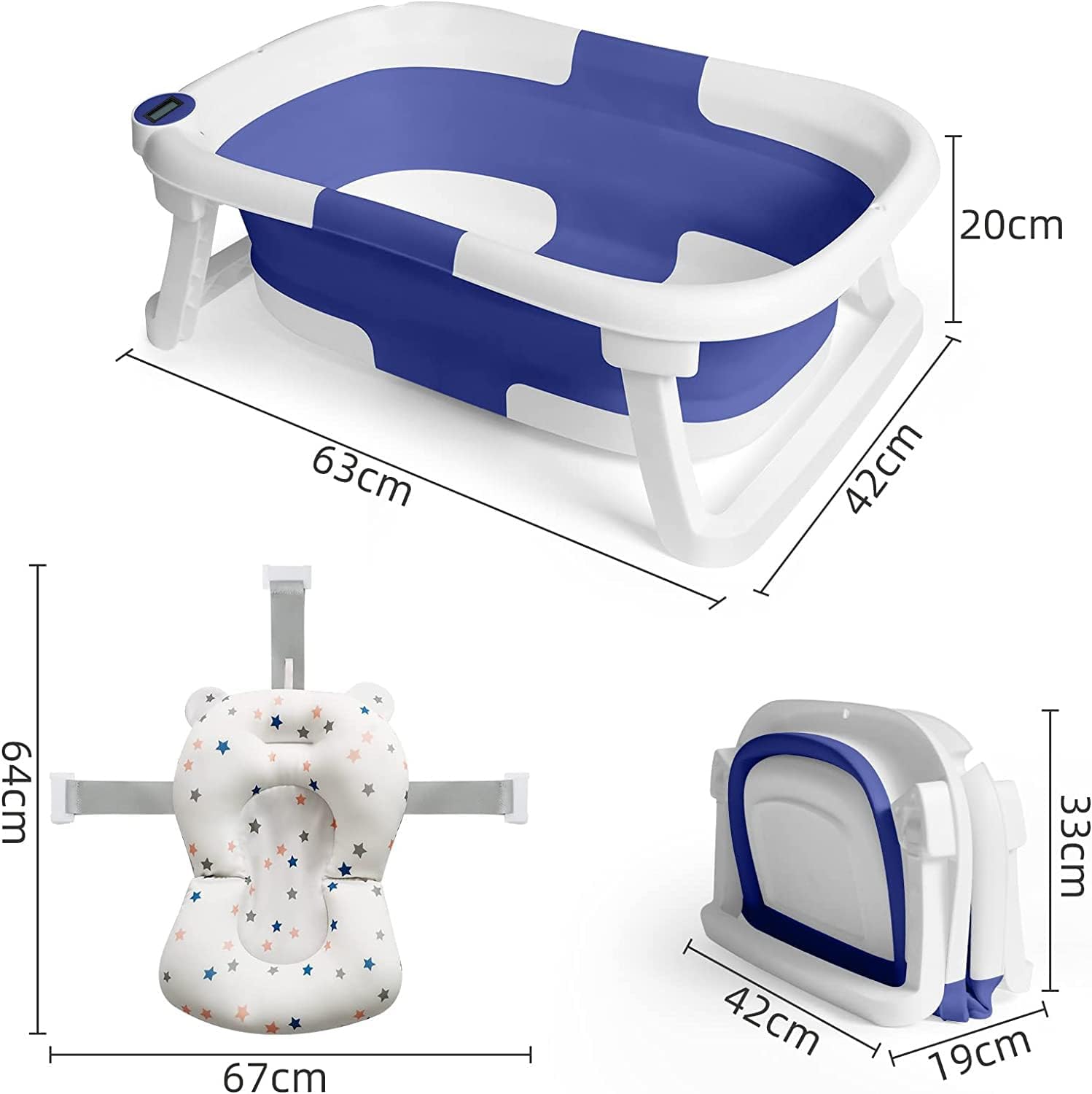 Foldable Baby Bath Tub