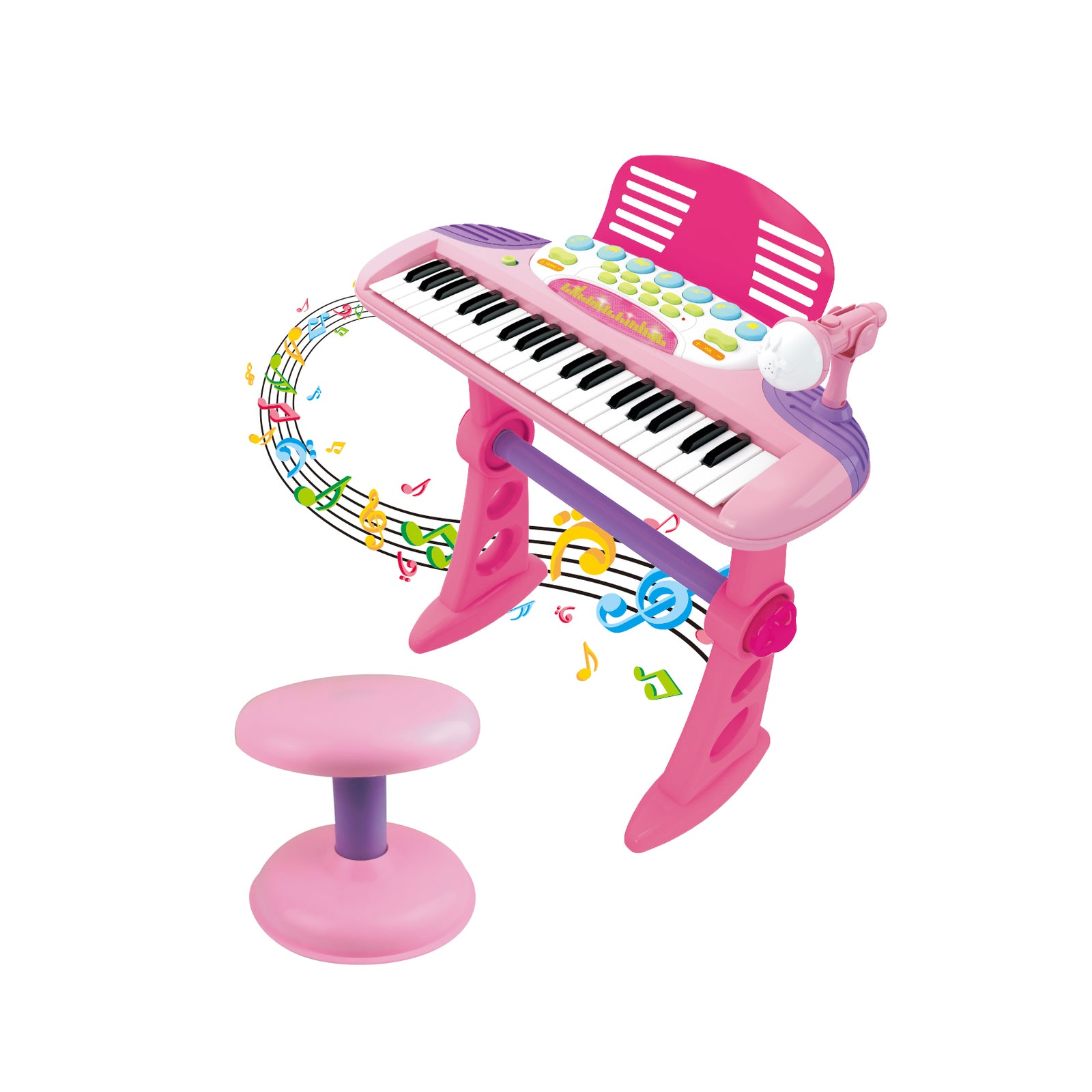 Children's Electronic Keyboard with Stand