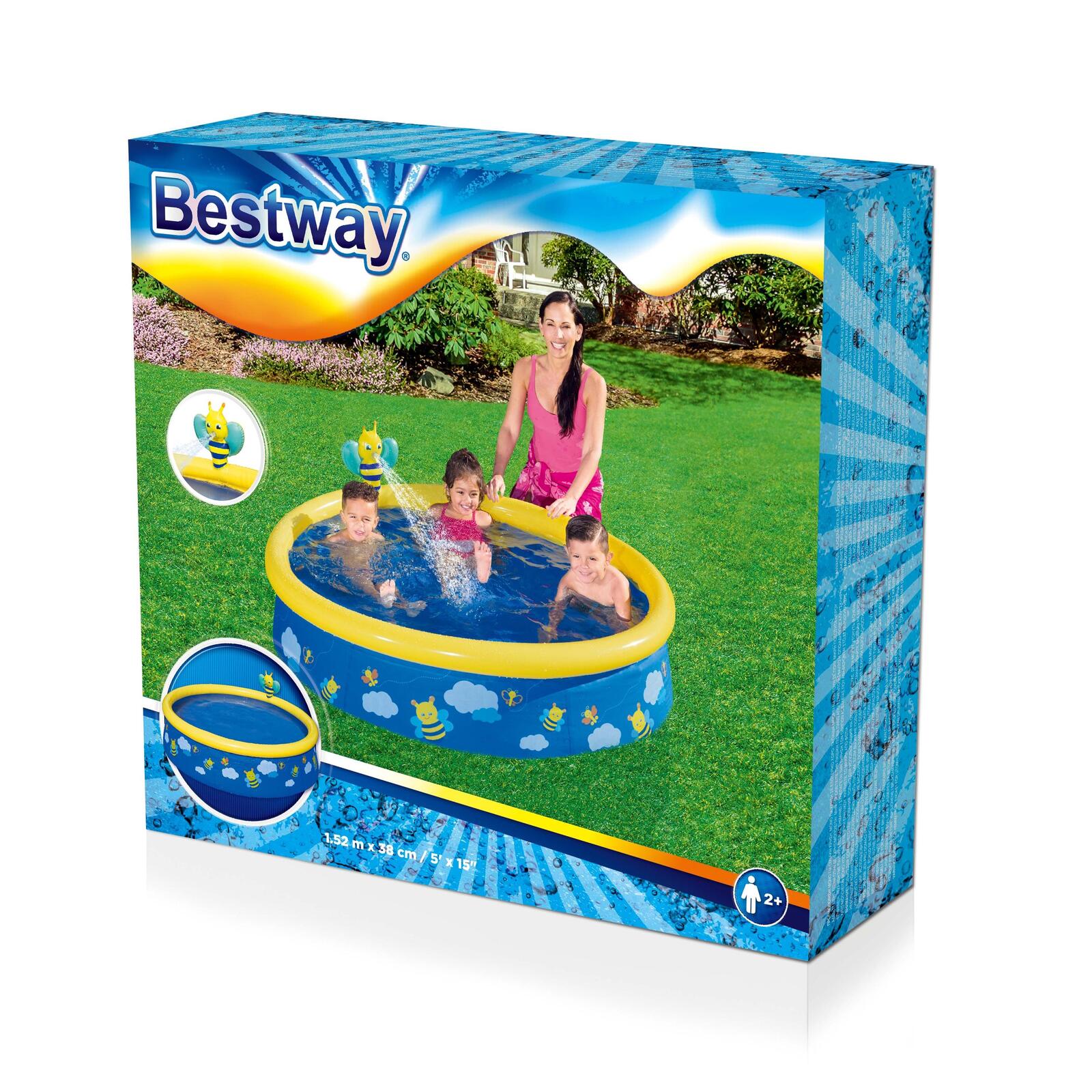 Fast Set Spray Pool for Kids