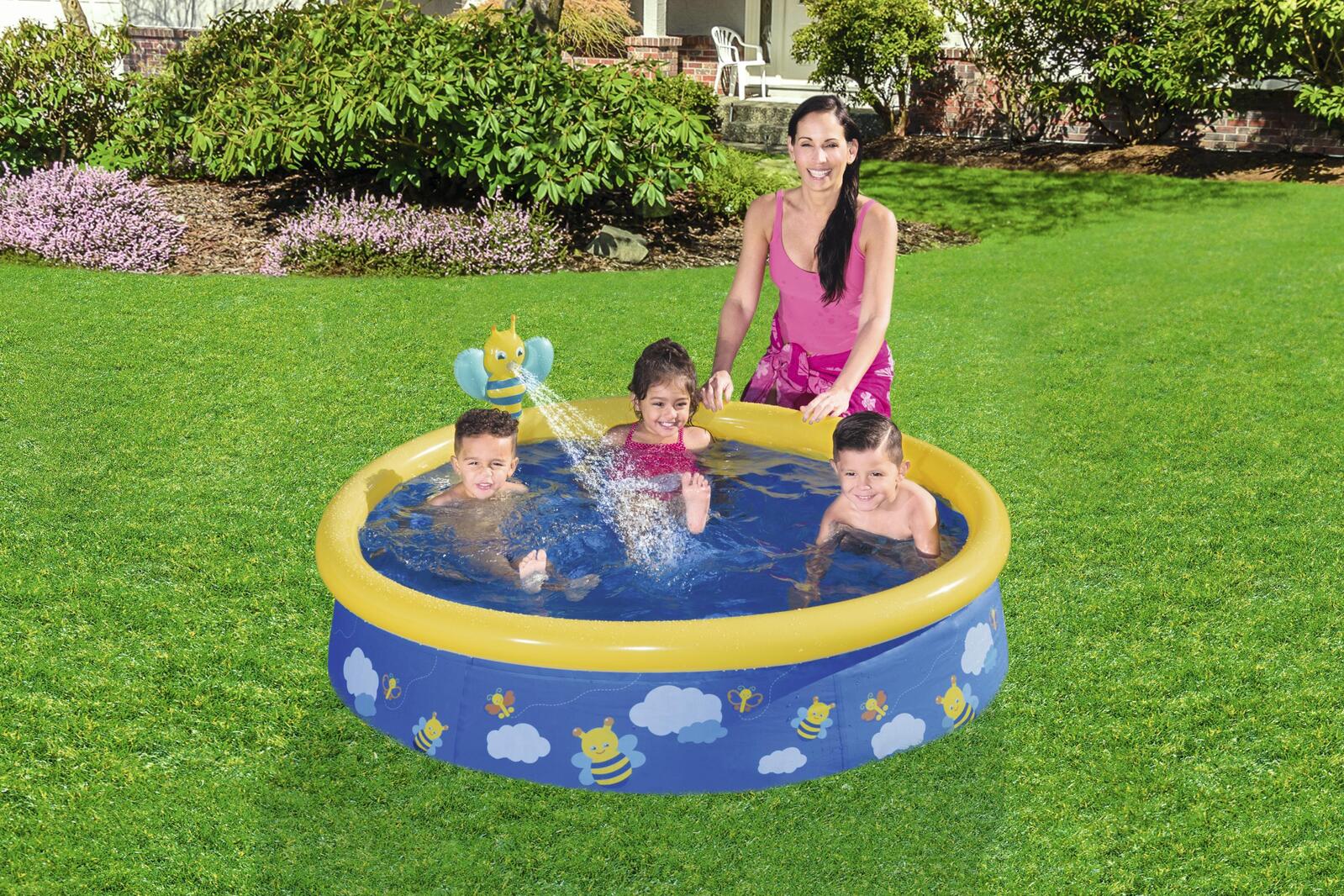 Fast Set Spray Pool for Kids