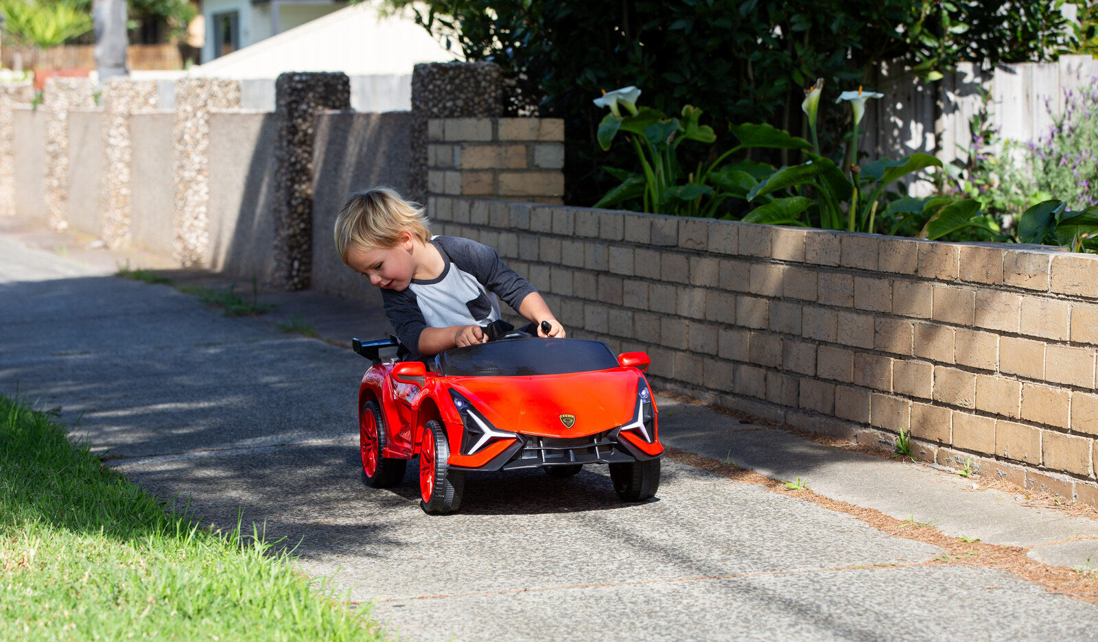 Ferrari Inspired 12V Ride-on Electric Car with Remote Control