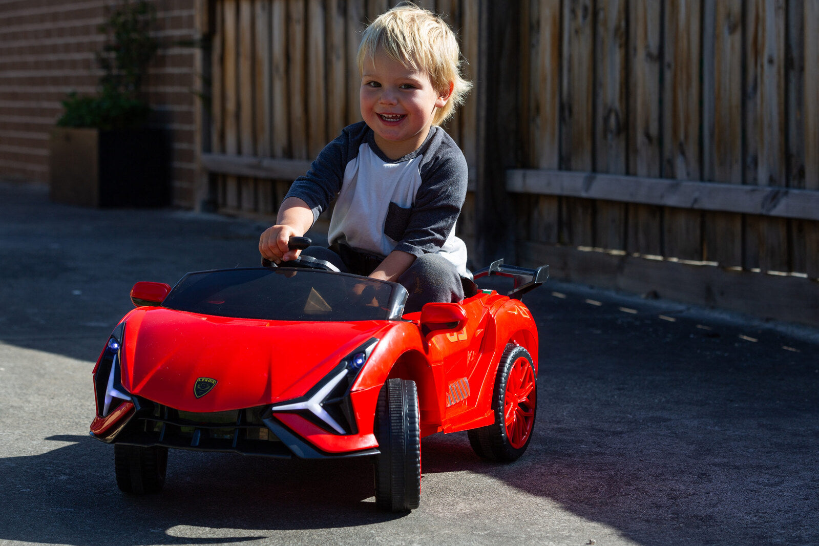 Ferrari Inspired 12V Ride-on Electric Car with Remote Control