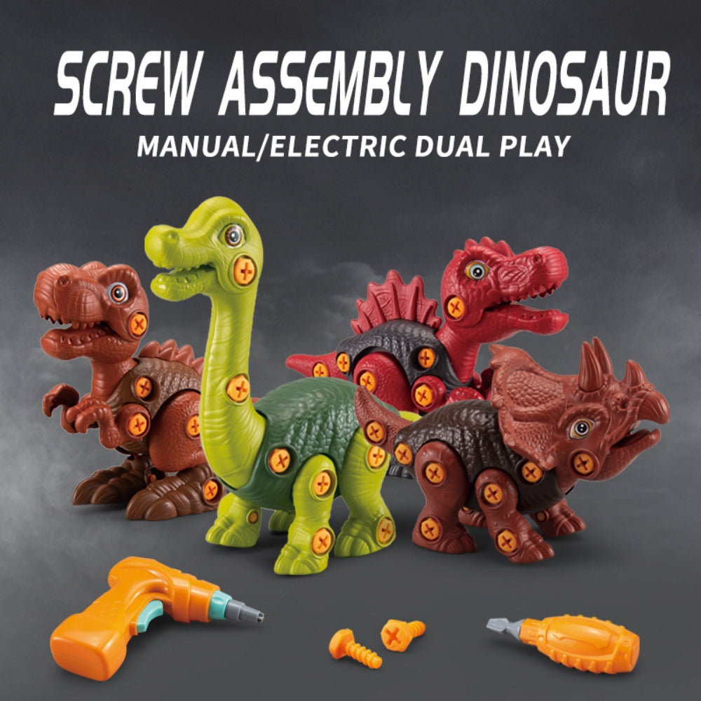 Dinosaur Drill Kids Learning Construction Building