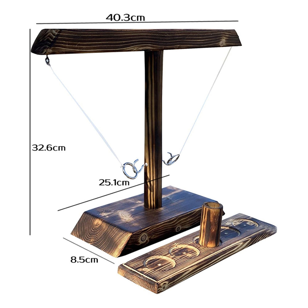 Hook and Ring Toss Battle Bars Game