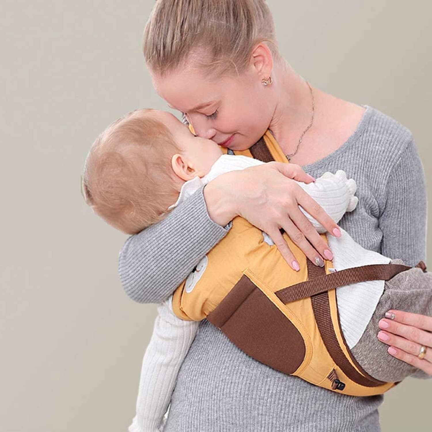 Ergonomic Baby Carrier With Hip Seat