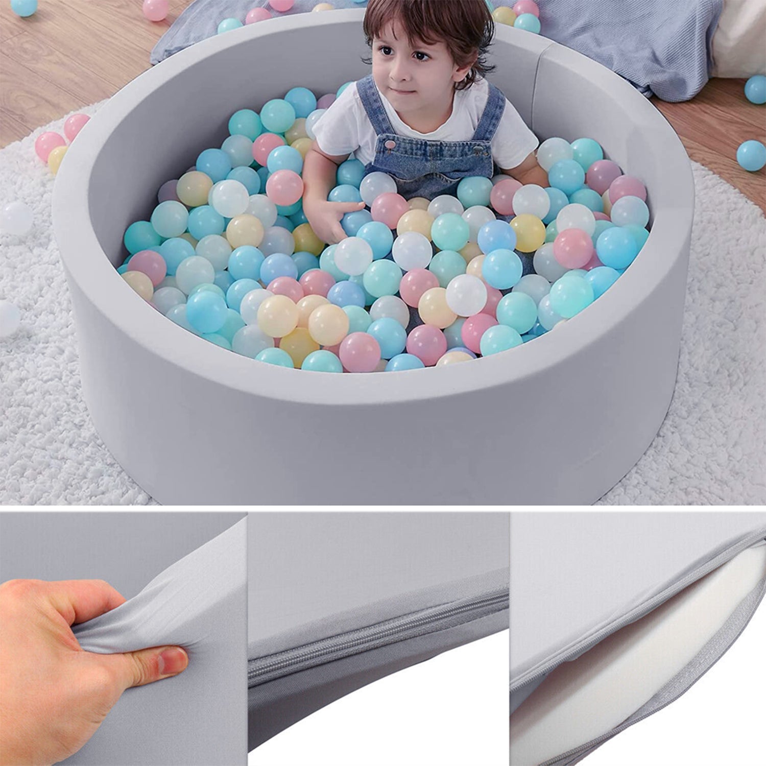 Baby Soft Kids Ocean Ball Play Pit