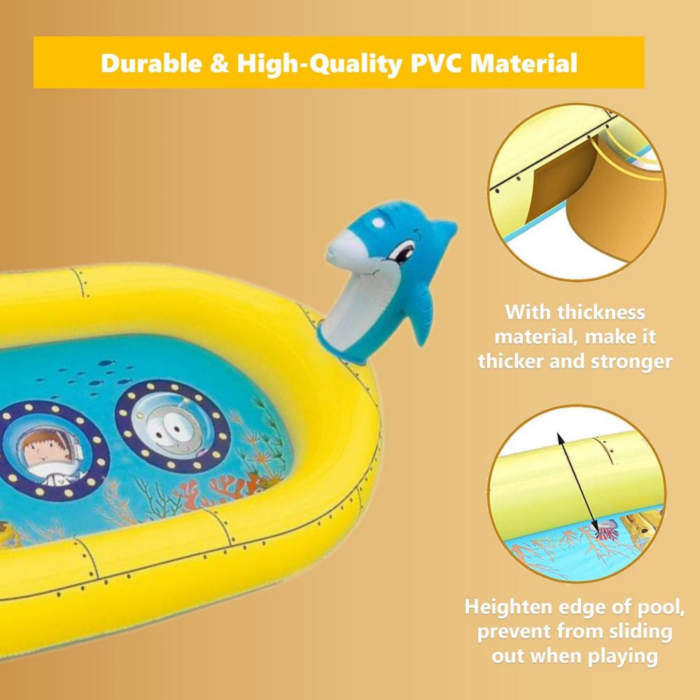 Inflatable Sprinkler Pool for Kids