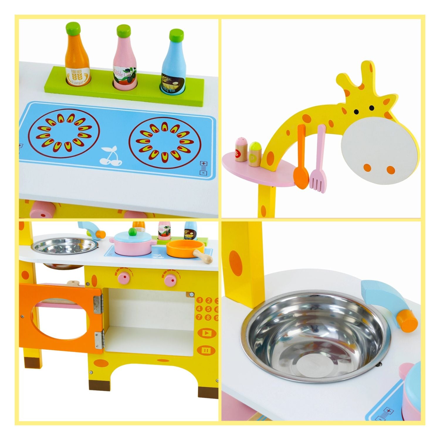 Giraffe Shape Kitchen Playset