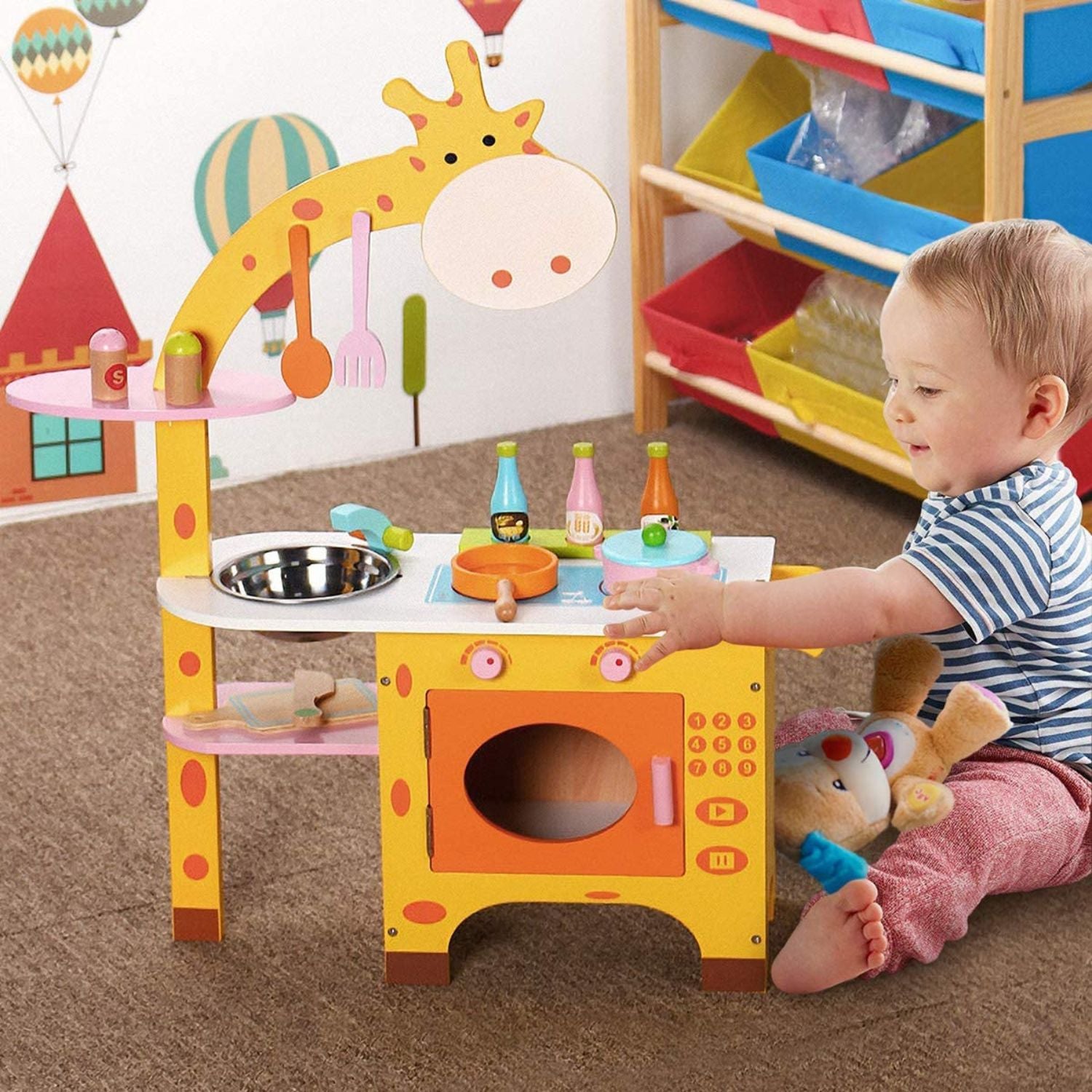 Giraffe Shape Kitchen Playset