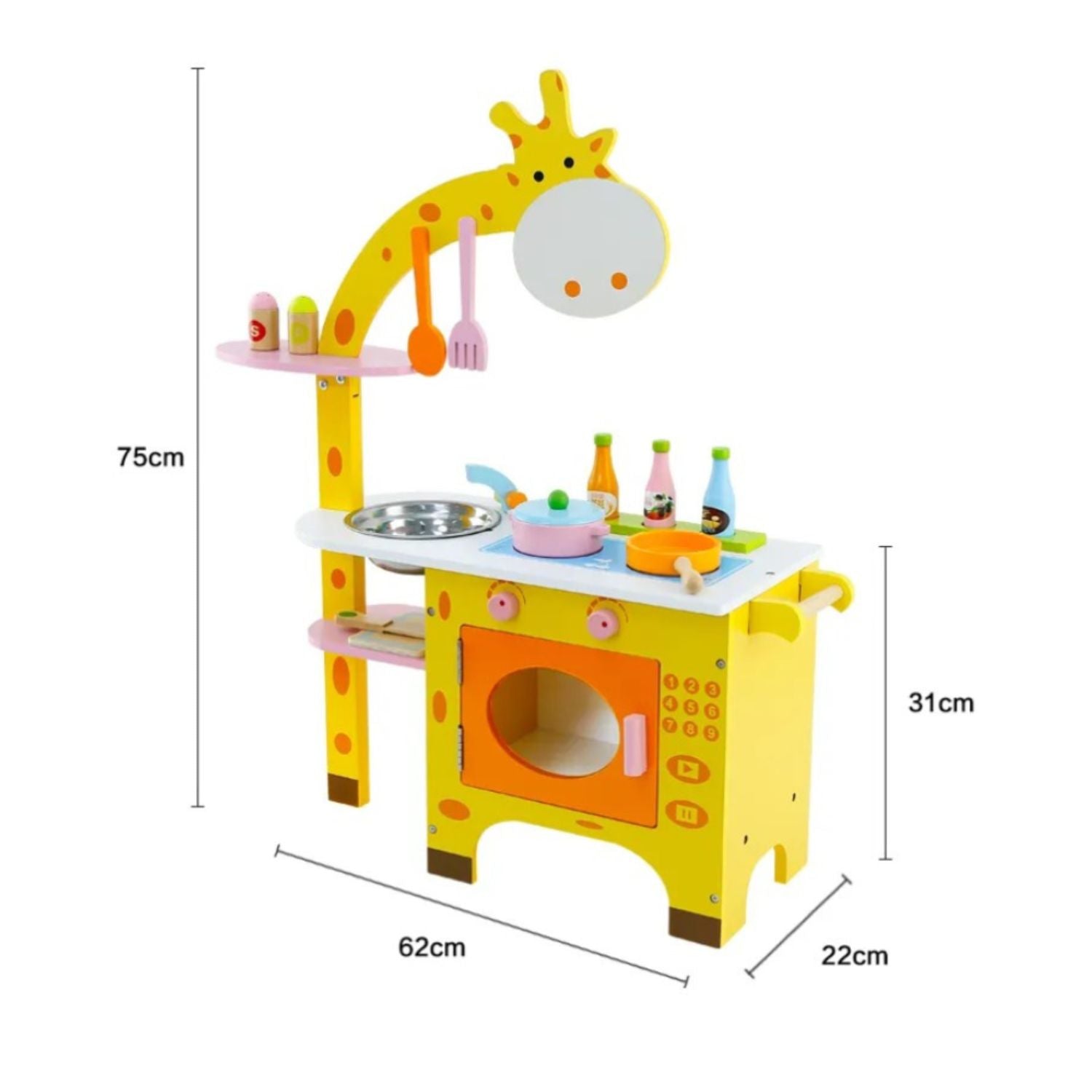 Giraffe Shape Kitchen Playset