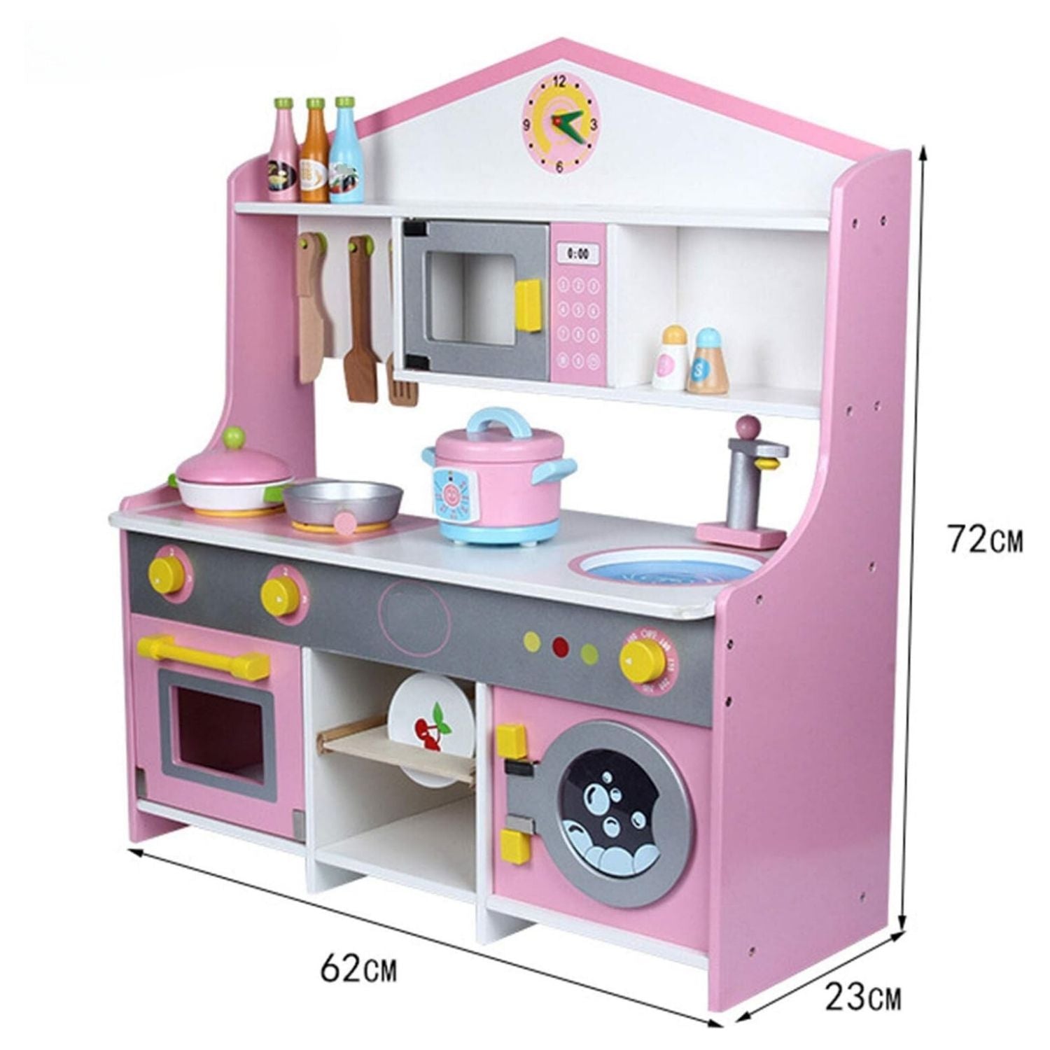 Wooden Kitchen Playset for Kids