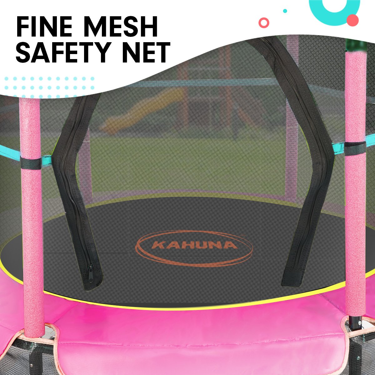 4.5ft Trampoline Round Free Safety Net