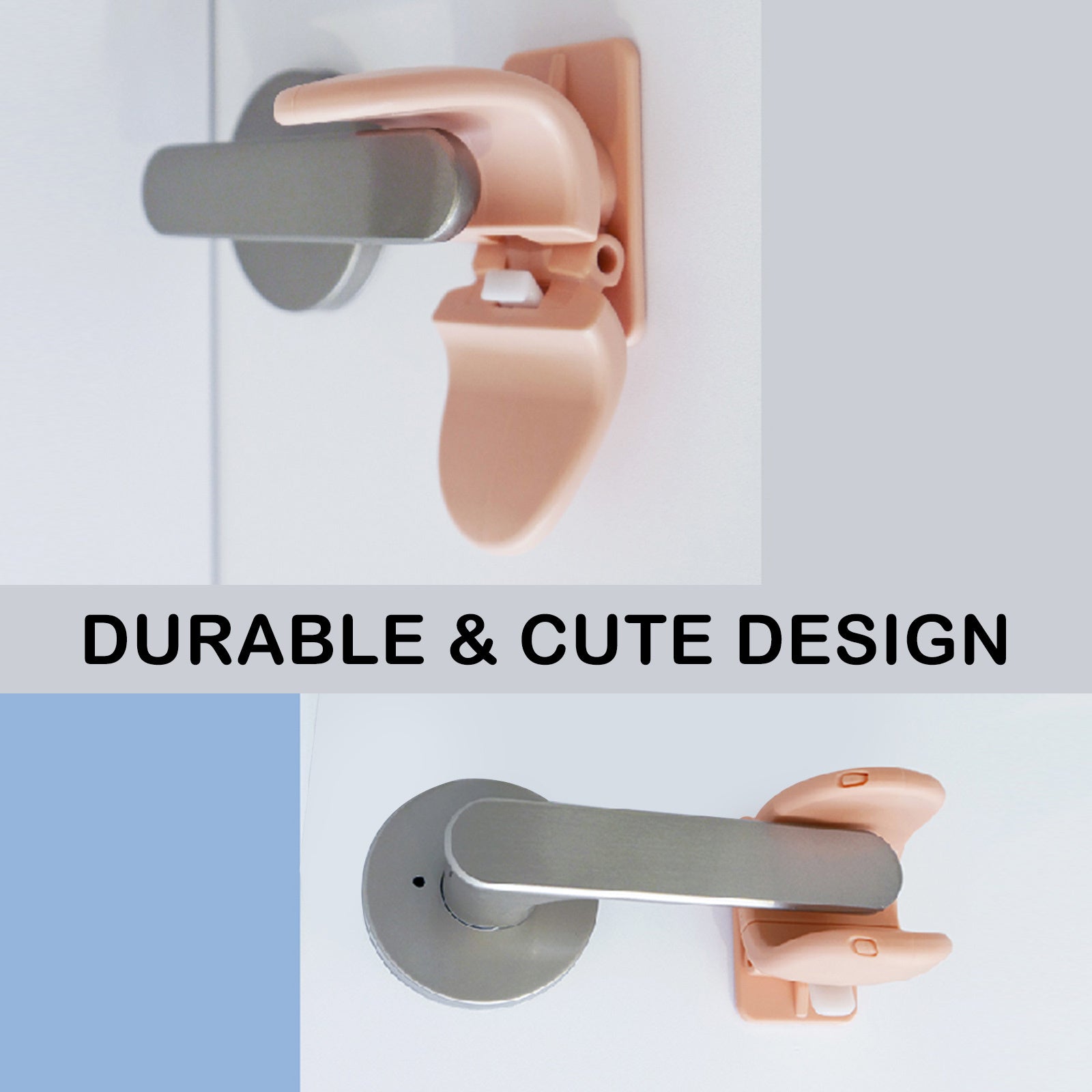 Appason 4X Apricot Pink Door Lever Lock