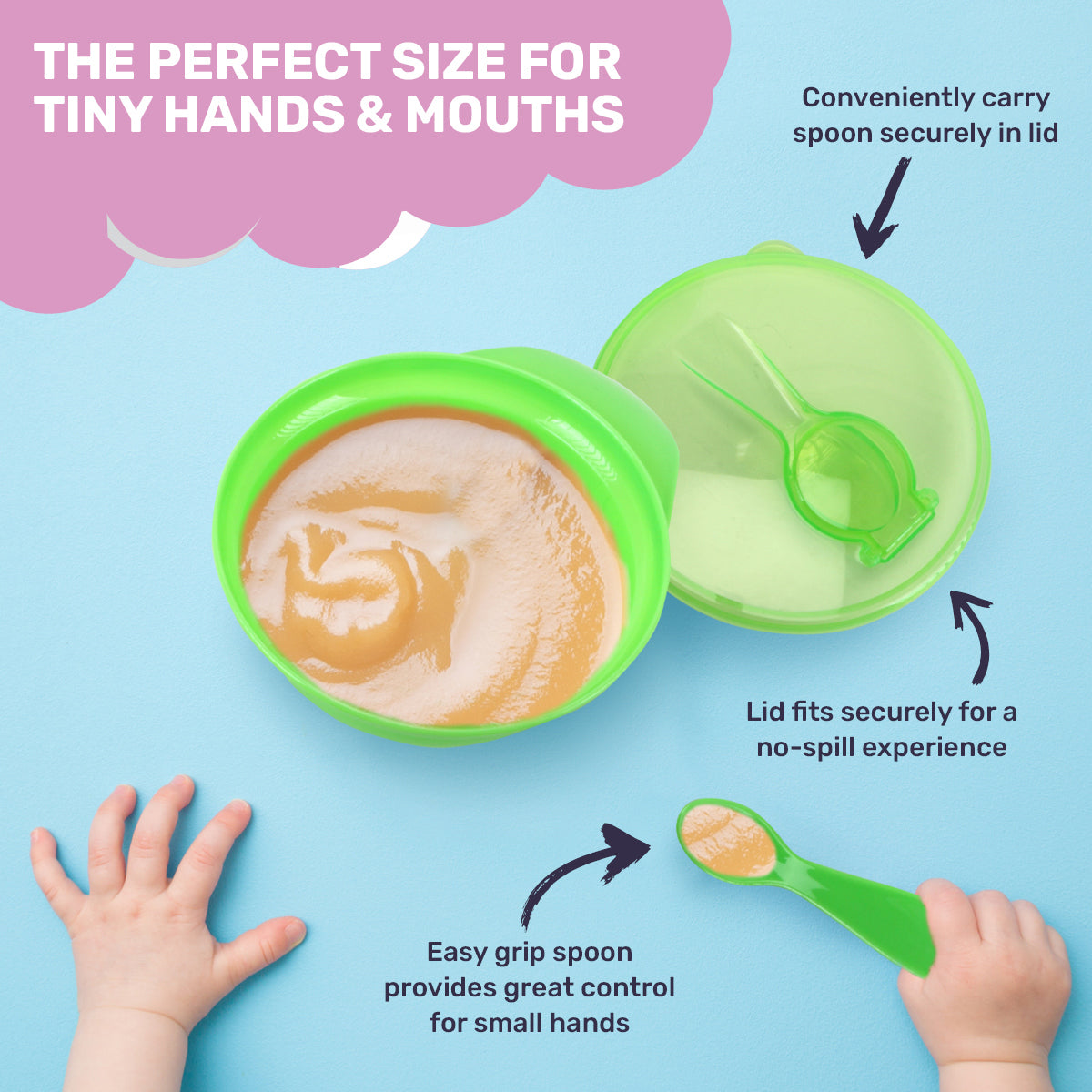 Baby Travel Feeding Bowl Sets