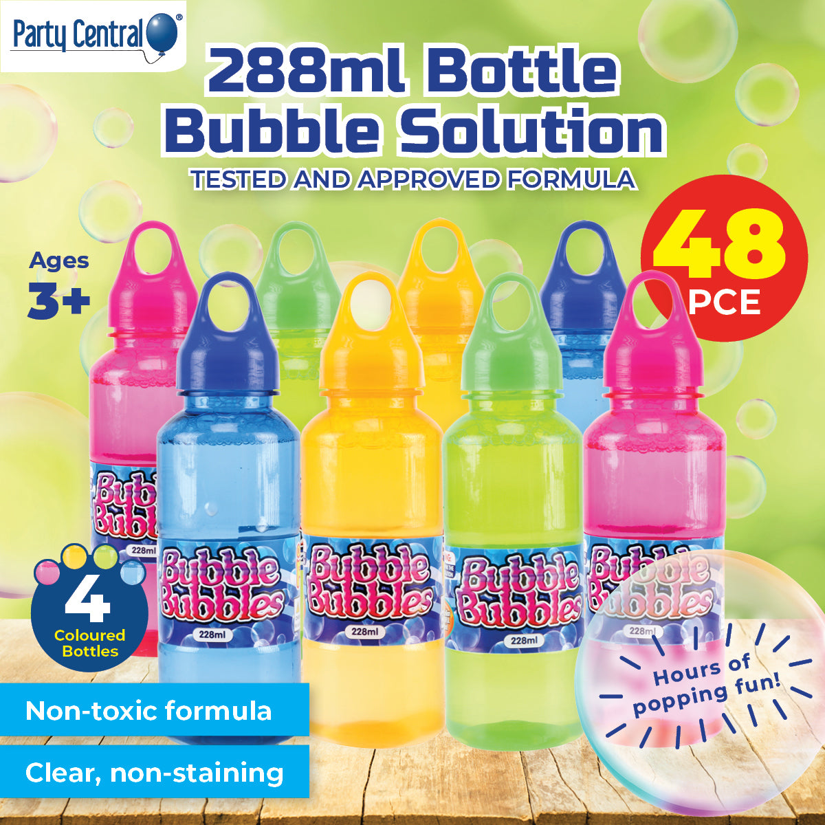 48pcs Bubble Solution