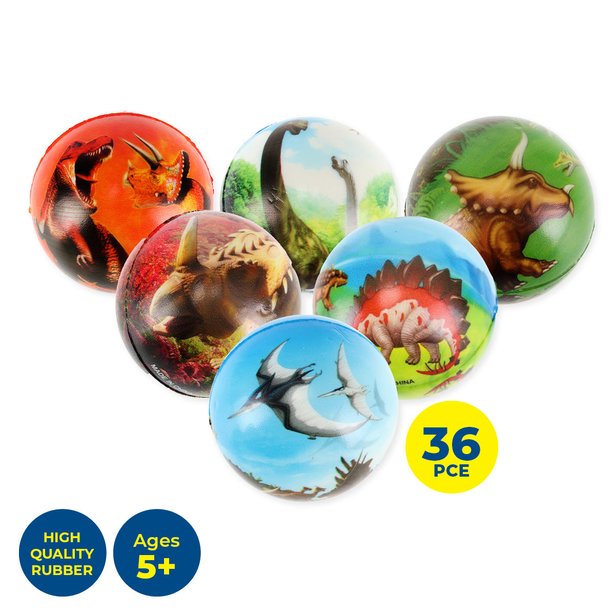 36PCE Dinosaur Stress Balls