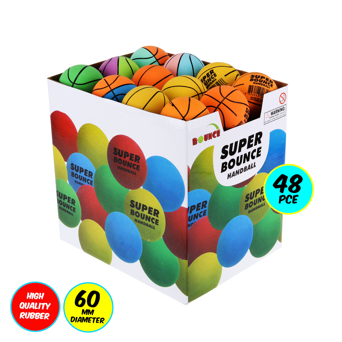 Super Bounce Hand Balls High Quality Rubber 6cm