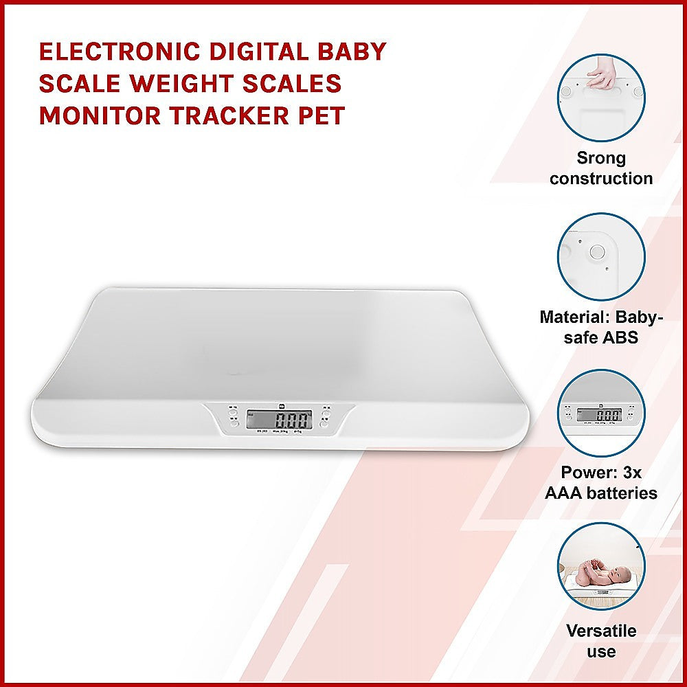 Electronic Digital Baby Scale Weight Scales Monitor Tracker