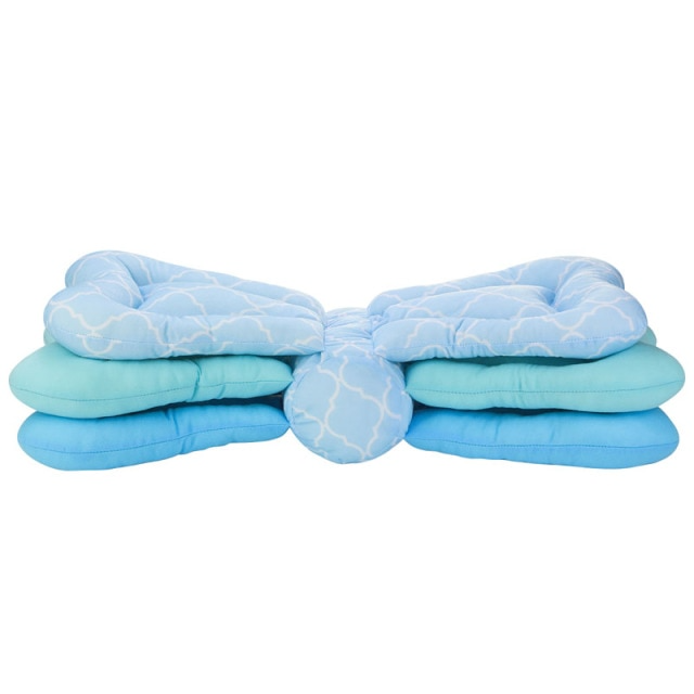 breastfeeding baby pillow blue